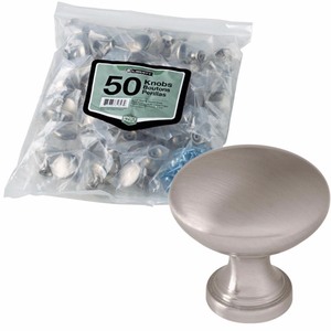 lot 367 image: Liberty 1.25 Garrett Knob - Satin Nickel, Available in Multiple Packs