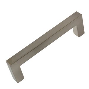 lot 368 image: 10 Pack, GlideRite 3-34 in. Center Solid Square Bar Pull Cabinet Hardware Handles, Satin Nickel