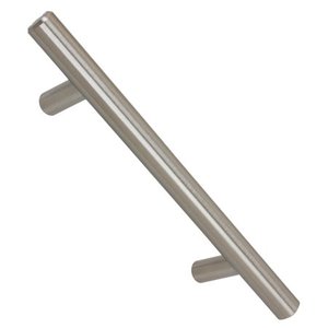 lot 376 image: GlideRite 3-34 in. 10 pack Center Modern Cabinet Bar Pull, Stainless Steel