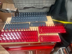 lot 409 image: Hansen socket tray various sizes see photos