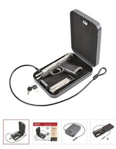 lot 413 image: Defiant Personal Portable Security Safe, Key lock, 10 Count