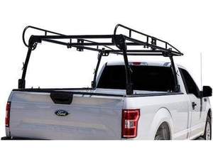 lot 92 image: Buyers Products Black Steel Truck Bed Ladder Rack 1000 Lb. Capacity BPC-1501150