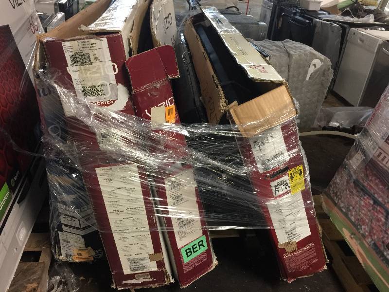 lot 1001 image: LOT OF 5 FLAT SCREEN TVS-  49 - 60