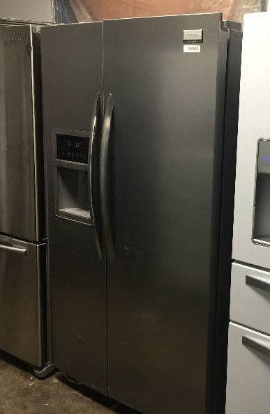 lot 1018 image: Frigidaire FGUS2642LF Gallery Series Side By Side Refrigerator, 26 cu. ft. Capacity