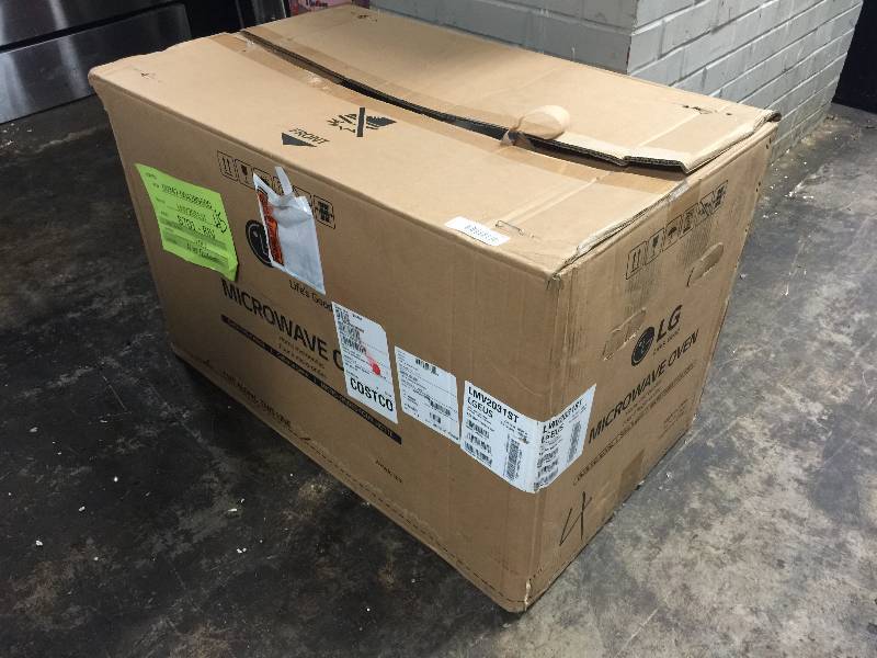 lot 1020 image: LG - 1.6 Cu. Ft. Over-the-Range Microwave - Stainless-Steel