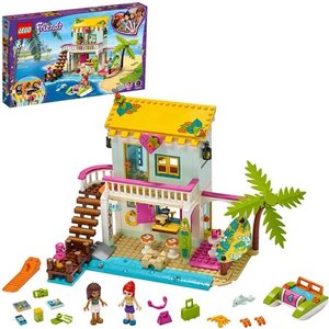 lot 8406 image: LEGO Friends Beach House 41428 Building Kit Sparks Hours of Summer Adventure Play, New 2020 (444 Pieces), Entertain kids for hours with this.., By Visit the LEGO Store