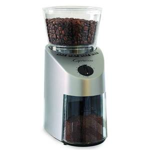 lot 8410 image: CAPRESSO 560.04 Silver 0.55 lb. Coffee Grinder