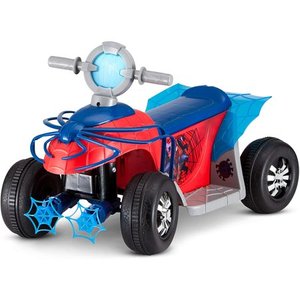 lot 8469 image: KidTrax Marvels Spider-Man Premium Toddler Quad, 6-Volt Ride-On Toy