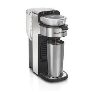 lot 8663 image: Hamilton Beach The Scoop Single-Serve Coffee Maker with Removable Reservoir - BLACK
