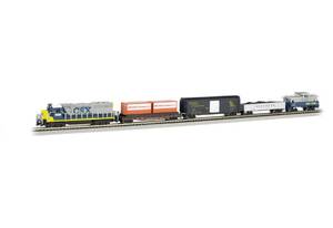 lot 8732 image: Bachmann Trains Freightmaster N Scale Ready To Run Electric Train Set