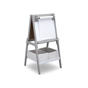 lot 8857 image: Delta Children MySize Double-Sided Storage Easel, Grey