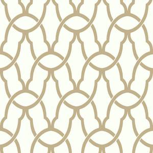 lot 8953 image: York Wallcoverings Trellis Peel & Stick Wallpaper, Set Of 2, 20.5x16.5 Feet