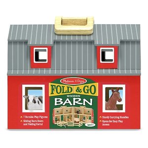 lot 8375 image: Melissa and Doug Fold & Go Mini Barn