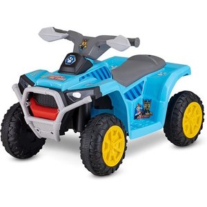 lot 8398 image: Kid Trax Nickelodeons Paw Patrol Toddler Quad Electric Ride On Toy, 18-30 Months, 6 Volt, Max Weight 44 lbs, Blue (KT1591AZ)