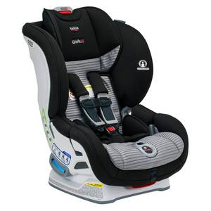 lot 8430 image: Britax Marathon ClickTight Dual Comfort Convertible Car Seat - BlackGray- Retail $301.36