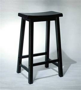 lot 8453 image: Powell Black 24 Inch Counter Stool