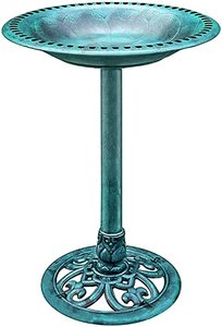 lot 8636 image: VivoHome Garden Bird Bath