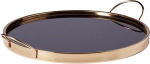 lot 8648 image: 15 Mirrored Serving Tray