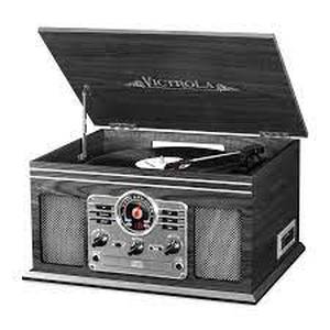 lot 8721 image: Victrola Music Center With Bluetooth