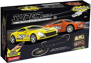 lot 8762 image: Super 251 I-43 USB Power Slot Racing Set