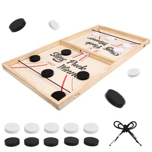 lot 8955 image: Foldable Sling Puck Shuffleboard Curling Tabletop Game