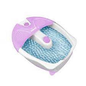 lot 8431 image: Conair - Foot Spa With Vibration & Heat - WhitePurple
