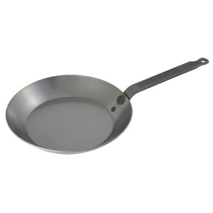 lot 8626 image: Matfer Bourgeat Black Carbon Steel Frying Pan 12 58