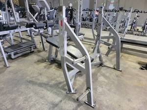 lot 9131 image: Hammer Strength Weight Machine with Weight Storage Unit