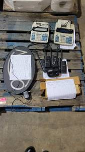 lot 9248 image: Open Sign, (6) Motorola Radius SP10, AND More