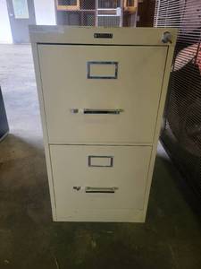 lot 9264 image: Anderson 2 Drawer Filing Cabinet