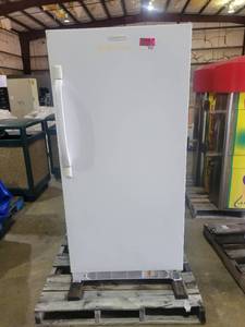 lot 9307 image: Fridgedaire Upright Freezer (LFFU1424DW7)