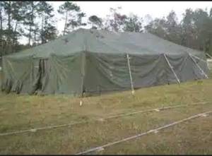 lot 9086 image: 20 ft x 30 ft Army Green Canopy Tent