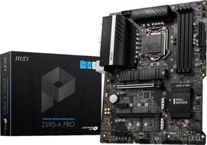 lot 995 image: MSI Z590-A PRO (Socket 1200) USB-C Gen 2 Intel ATX Motherboard PCIE Gen 2