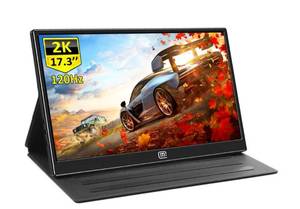 lot 5099 image: 17.3 INCH 2K QHD 120HZ USB-C WITH PD FAST CHARGE PORTABLE MONITOR (M173A)