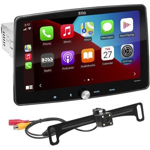 lot 5104 image: Boss Audio BCPA10RC Boss 10 1din Carplay Android Camera Inc