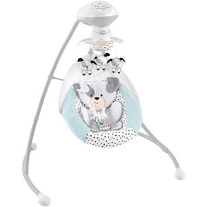 lot 36691 image: Fisher-Price Dots and Spots Puppy Cradle N Swing, Baby Chair