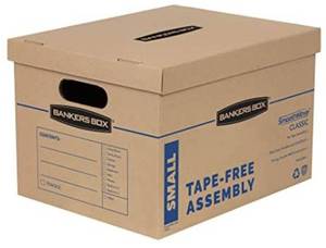 lot 36705 image: Bankers Box Smoothmove Classic Moving Boxes Tape-free Assembly Easy Carry Han...