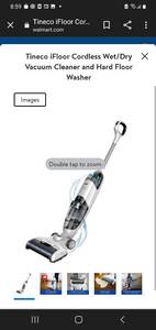 lot 36857 image: Tineco iFloor Cordless WetDry Vacuum Cleaner and Hard Floor Washer