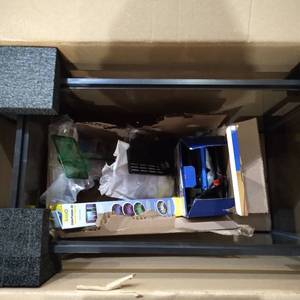 lot 36866 image: AQUARIUM AND START UP ACCESSORIES WITH PUMP AND FILTER