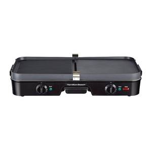 lot 36900 image: Hamilton Beach - 3-in-1 GrillGriddle - Black