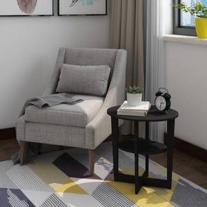 lot 36912 image: Furinno JAYA Oval End Table, Walnut