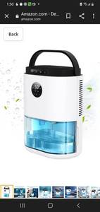 lot 36991 image: Dehumidifiers - 68oz(2000ml) Portable Dehumidifiers for 500 Sq ft with Colorful LED Light and Auto Defrost, Timing Setting, LED Display Screen, Auto Shut-Off, Small and Compact Ultra Quiet Electric Dehumidifier for Home, Bedroom, Bathroom, Closet, RV