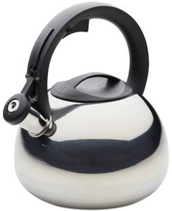 lot 38220 image: Farberware Stainless Steel 2.3-Qt. Whistling Tea Kettle