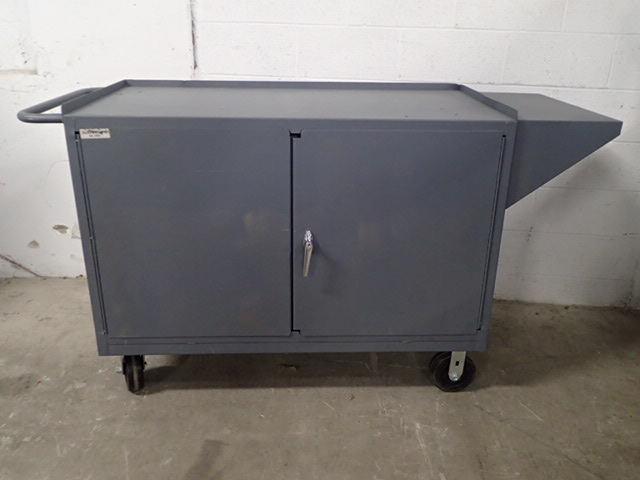 lot 7012 image: Steel Cart with Lockable Understorage