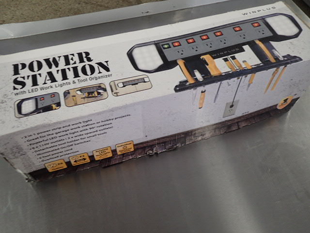 lot 7092 image: Winplus Power Station with LED Work Lights and Tool Organizer