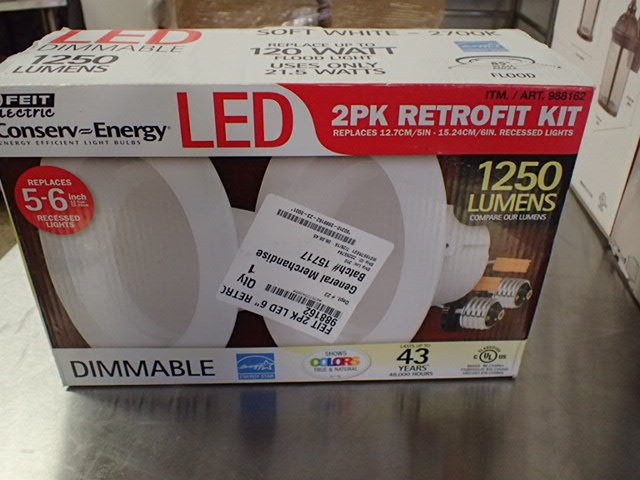 lot 7104 image: Feit Electric 2PK Retrofit Kit Lights