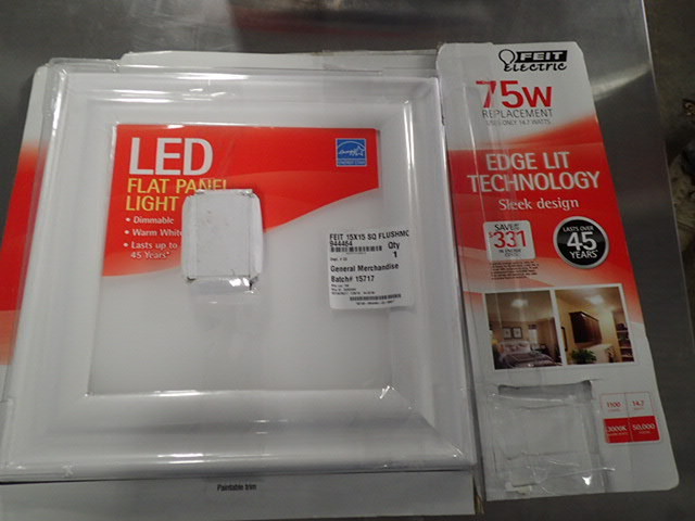 lot 7113 image: Feit Electric 75W LED Ceiling Light Replacement