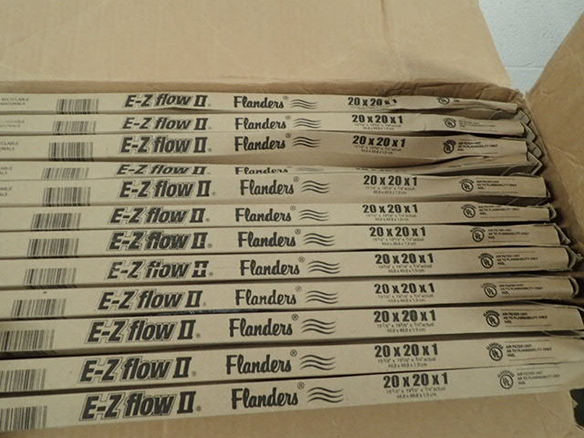 lot 7162 image: Flanders E-Z Flow II 20 x 20 x 1 Air Filters