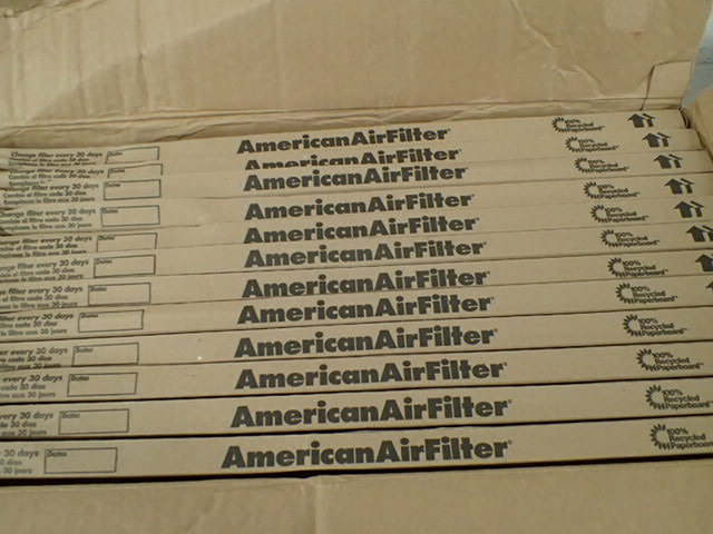 lot 7169 image: (12) AAF 16 x 20 x 1 Heavy Duty Air Filters