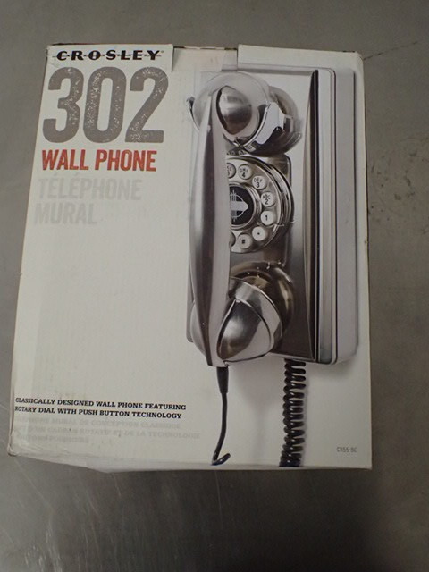 lot 7173 image: Crosley 302 Wall Phone